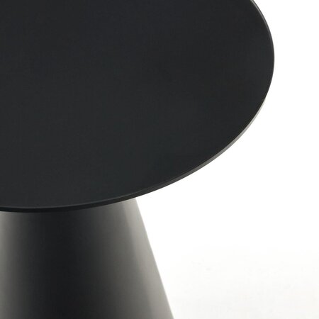 Kave Home WILSHIRE - Beistelltisch Glas Ø 50 cm
