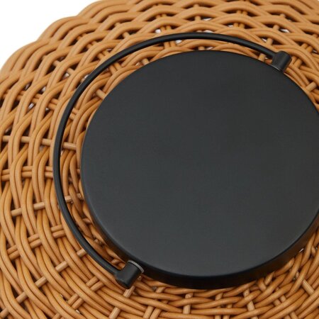 Kave Home SARANELLA Outdoor Tischleuchte-Braun