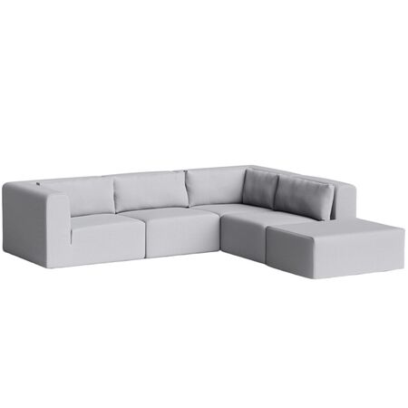 5-Sitzer Ecksofa 290 x 265 cm Bridge von Tiptoe, Ice Grey
