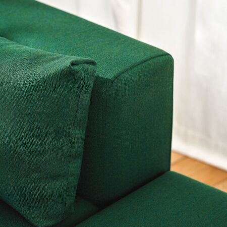 5-Sitzer Ecksofa 290 x 265 cm Bridge von Tiptoe, Fir Green