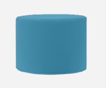Softline Drums Hocker / Beistelltisch S - Felt Melange - 582 Blue