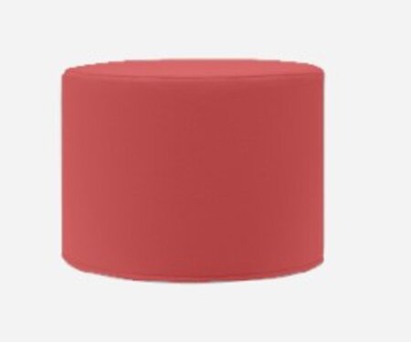 Softline Drums Hocker / Beistelltisch S - Felt Melange - 650 Light Red