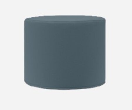 Softline Drums Hocker / Beistelltisch S - Felt Melange - 846 Blue Grey