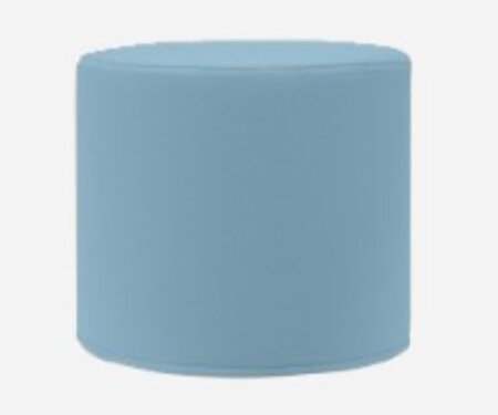 Softline Drums Hocker / Beistelltisch S - Felt Melange - 858 Sky Blue
