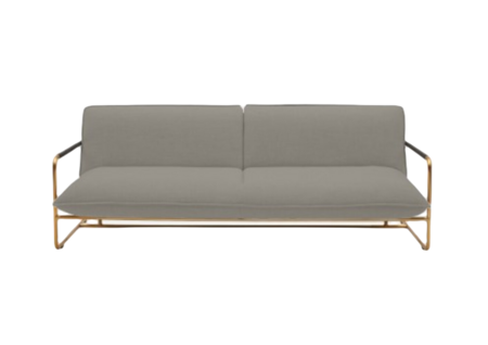 Softline NOVA Schlafsofa-Divina Melange 260 Greige-Brass