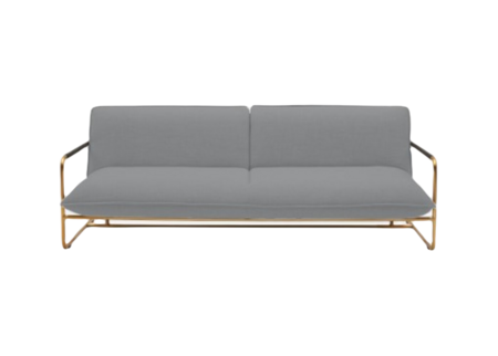 Softline NOVA Schlafsofa-Remix 143 Grey-Brass