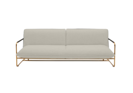Softline NOVA Schlafsofa-Hallingdal 200 White/Ecru-Brass