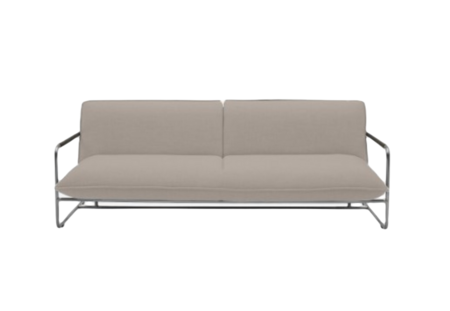 Softline NOVA Schlafsofa-Eco Cotton 511 Sand-Chrome