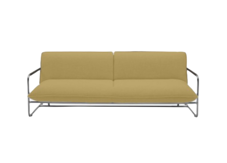 Softline NOVA Schlafsofa-Eco Cotton 514 Lime-Chrome