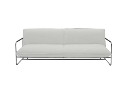 Softline NOVA Schlafsofa-Divina Melange 120 White/Grey-Chrome