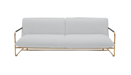 Softline NOVA Schlafsofa-Eco Cotton 519 White-Brass