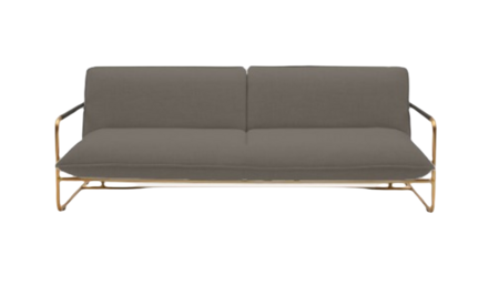 Softline NOVA Schlafsofa-Eco Cotton 523 Mocca-Brass