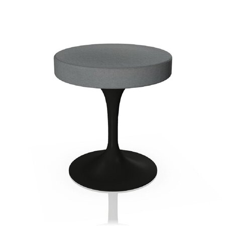 Knoll International Tulip Stool Hocker - Schwarz  - Tonus 216T Steel