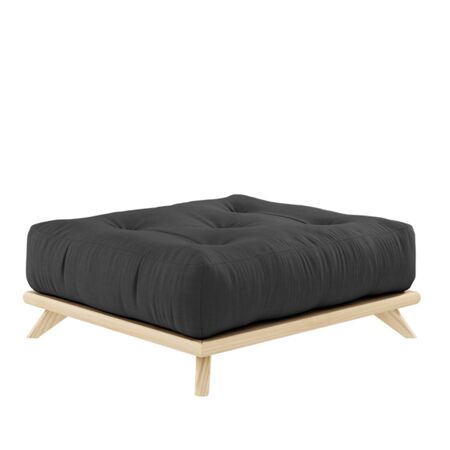 Karup Design Karup Design Senza Stool - Puff 101 Clear lacquered, 734 Dark Grey