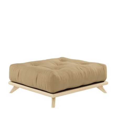 Karup Design Karup Design Senza Stool - Puff 101 Clear lacquered, 758 Wheat Beige