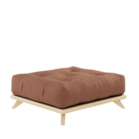 Karup Design Karup Design Senza Stool - Puff 101 Clear lacquered, 759 Clay Brown