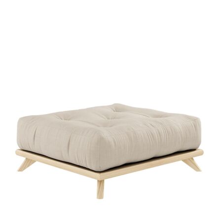 Karup Design Karup Design Senza Stool - Puff 101 Clear lacquered, 747 Beige