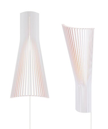 Secto Design Secto 4236 - Eckleuchte - Weiß laminiert - Leuchte mit Kabel