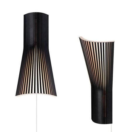 Secto Design Eckleuchte  Secto 4237 - kleine von Secto Design Schwarz Laminiert, Leuchte Mit Kabel