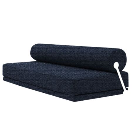 Softline A/S Softline Sleep Day Bed / Schlafsofa Weiss RAL9016, Vision - 441 Steel Blue