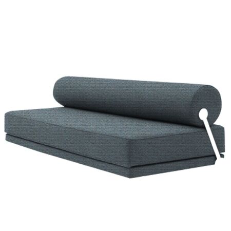 Softline A/S Softline Sleep Day Bed / Schlafsofa Weiss RAL9016, Vision - 442 Light Blue