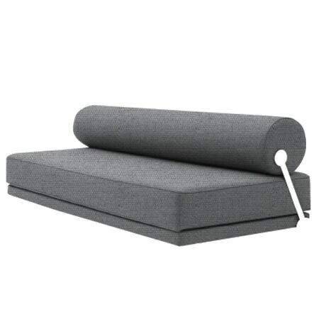 Softline A/S Softline Sleep Day Bed / Schlafsofa Weiss RAL9016, Vision - 457 Light Grey