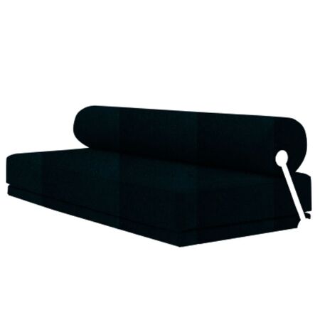 Softline A/S Softline Sleep Day Bed / Schlafsofa Weiss RAL9016, Felt Melange - 294 Dark Green