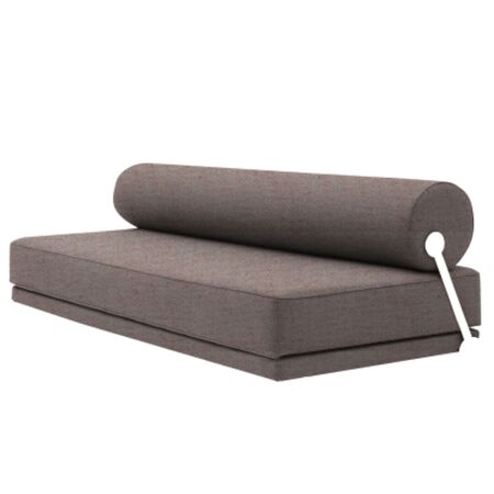Softline A/S Softline Sleep Day Bed / Schlafsofa Weiss RAL9016, Felt Melange - 642 Lilac