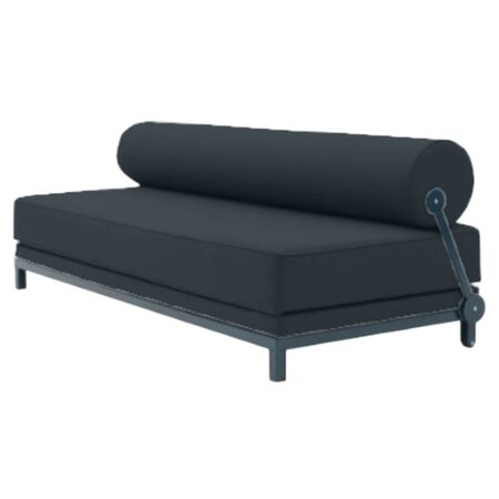 Softline A/S Softline Sleep Day Bed / Schlafsofa Blau RAL5008, Felt - 636 Black