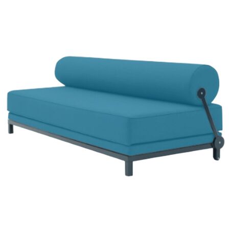 Softline A/S Softline Sleep Day Bed / Schlafsofa Blau RAL5008, Felt Melange - 582 Blue