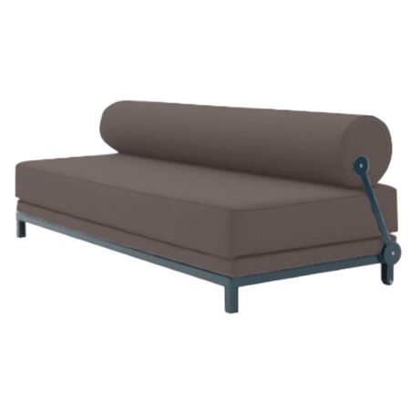 Softline A/S Softline Sleep Day Bed / Schlafsofa Blau RAL5008, Felt Melange - 635 Brown