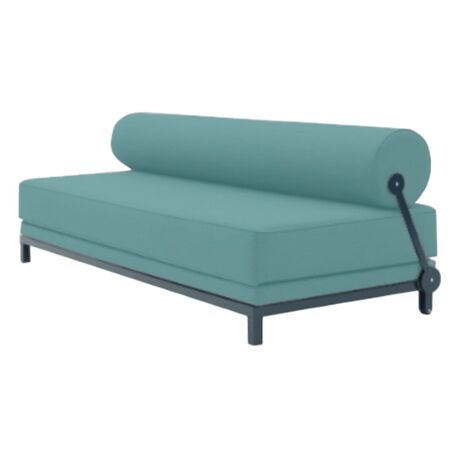 Softline A/S Softline Sleep Day Bed / Schlafsofa Blau RAL5008, Felt Melange - 652 Turquoise