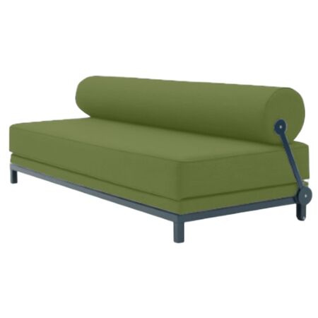 Softline A/S Softline Sleep Day Bed / Schlafsofa Blau RAL5008, Felt Melange - 855 Olive