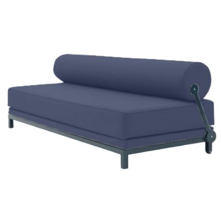 Softline A/S Softline Sleep Day Bed / Schlafsofa Blau RAL5008, Felt Melange - 859 Berry