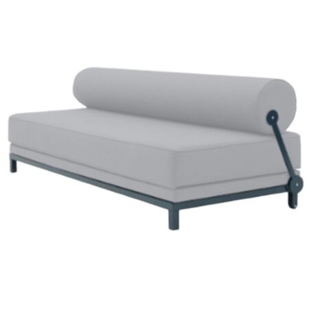 Softline A/S Softline Sleep Day Bed / Schlafsofa Blau RAL5008, Felt Melange - 292 Light Grey
