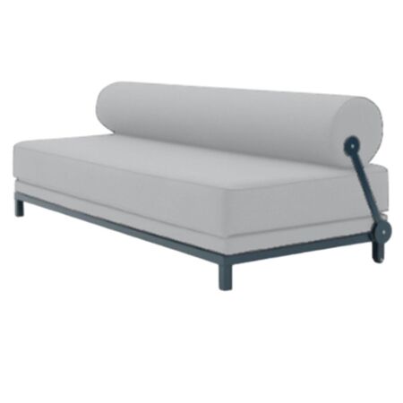Softline A/S Softline Sleep Day Bed / Schlafsofa Blau RAL5008, Felt Melange - 620 Stone Grey