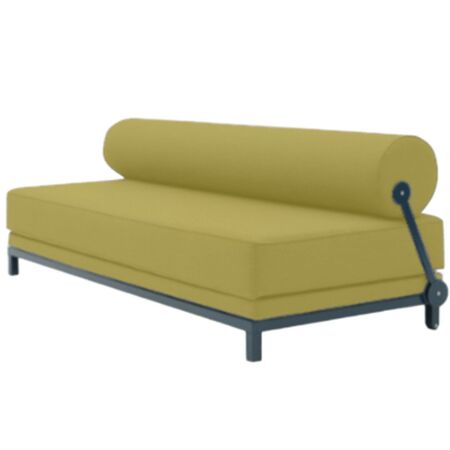 Softline A/S Softline Sleep Day Bed / Schlafsofa Blau RAL5008, Felt Melange - 847 Mustard