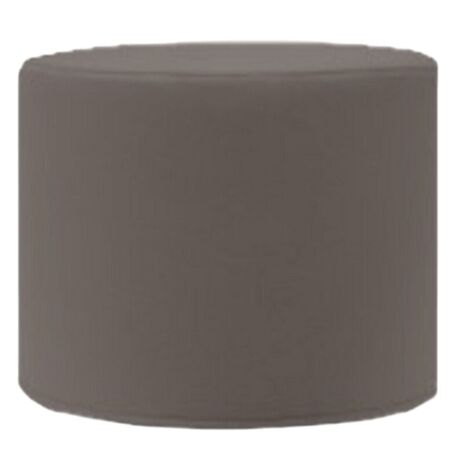 Softline A/S Kleiner Hocker mit Tablett Drum von Softline Felt Melange - 300 Dark Brown