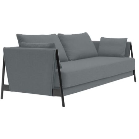 Softline A/S Softline Madison Schlafsofa Black, Divina Melange 170 Grey