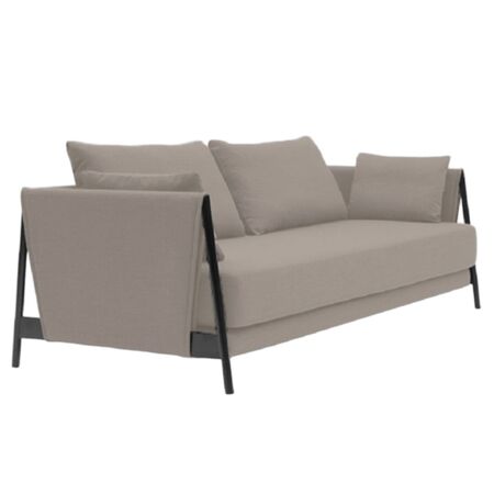 Softline A/S Softline Madison Schlafsofa Black, Eco Cotton 511 Sand