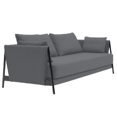 Softline A/S Softline Madison Schlafsofa Black, Eco Cotton 520 Grey/White