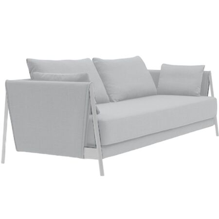 Softline A/S Softline Madison Schlafsofa Chrome, Eco Cotton 519 White