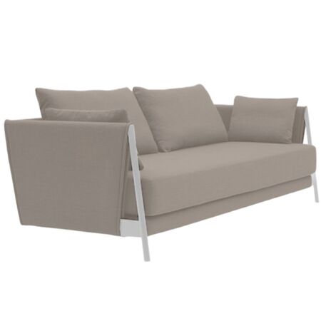 Softline A/S Softline Madison Schlafsofa Chrome, Eco Cotton 511 Sand