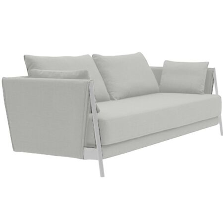 Softline A/S Softline Madison Schlafsofa Chrome, Divina Melange 120 White/Grey