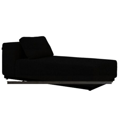 Softline A/S Softline Nevada Chaiselongue Klein Felt - 636 Black