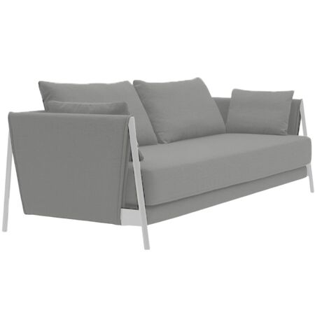 Softline A/S Softline Madison Schlafsofa Chrome, Hallingdal 116 White/Dark Grey