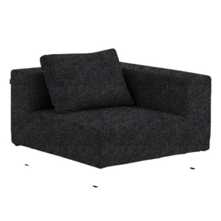 Softline A/S Softline Ohio Sofa-Eckelemente Felt Melange - 623 Dark Grey