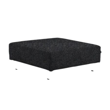 Softline A/S Softline Ohio Hocker/Ottomane Felt Melange - 623 Dark Grey