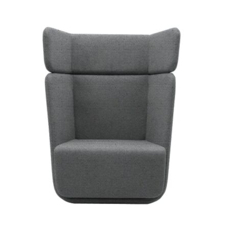Softline A/S Softline Basket Sessel mit hohem Rücken Vision - 457 Light Grey