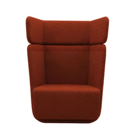 Softline A/S Softline Basket Sessel mit hohem Rücken Felt - 624 Orange